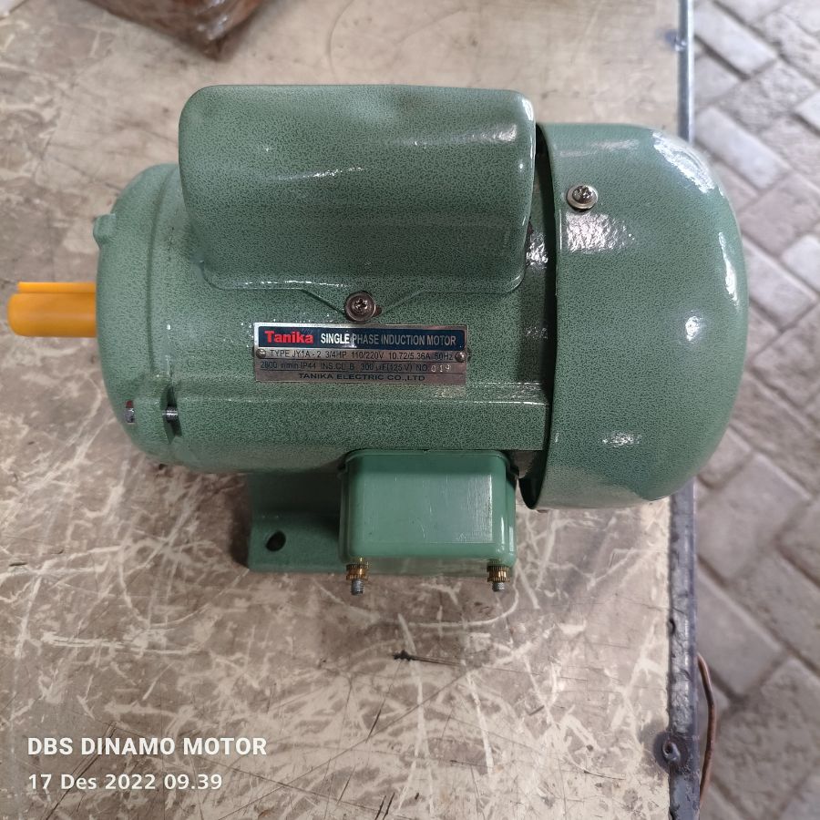 Dinamo 0,75 Hp 2850 Rpm 1 Phase Merek TANIKA