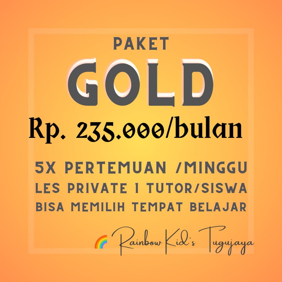 Bimba Rainbow Kids 5x Pertemuan