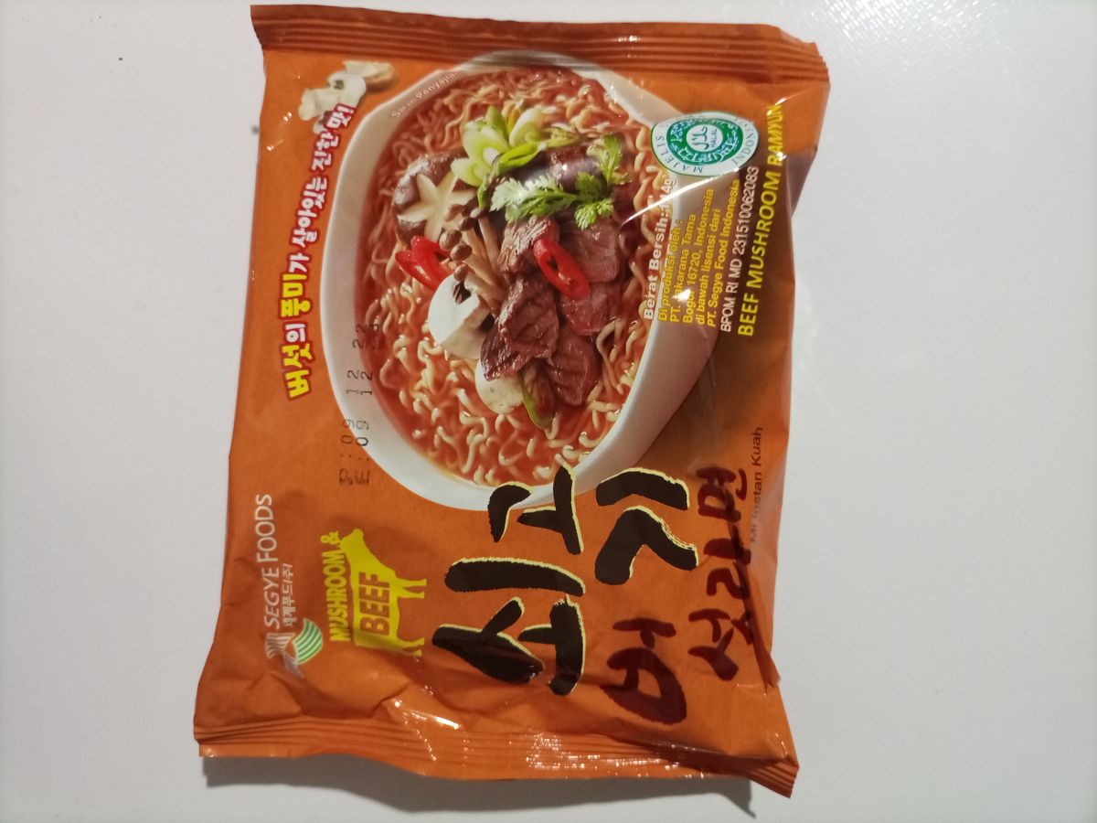 SEGYE Noodle Mie Jepang Kimchi / Crab / Mushroom