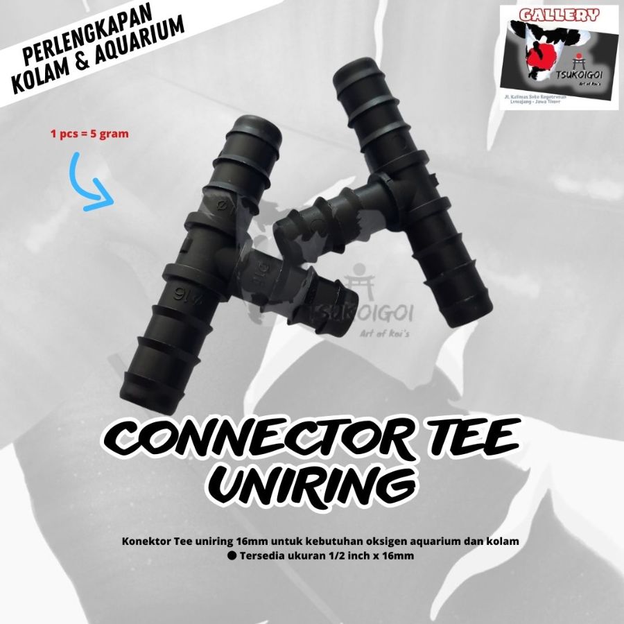 Tee Conector Uniring 16mm