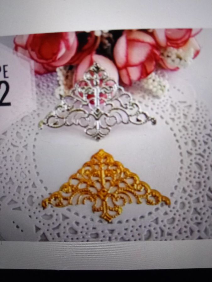 (perbiji) charm kecil 3,5cm hiasan sudut hiasan siku box hantaran 