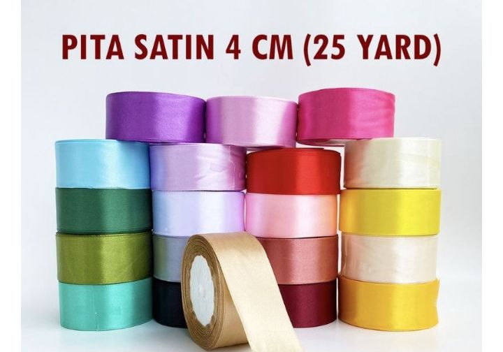 1 roll pita satin 4cm 25yard
