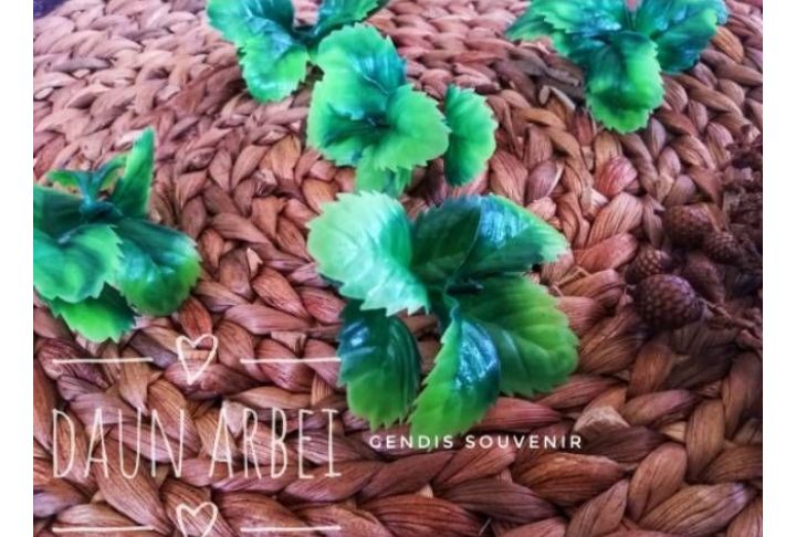 5PCS DAUN ARBEI ARTIFICIAL
