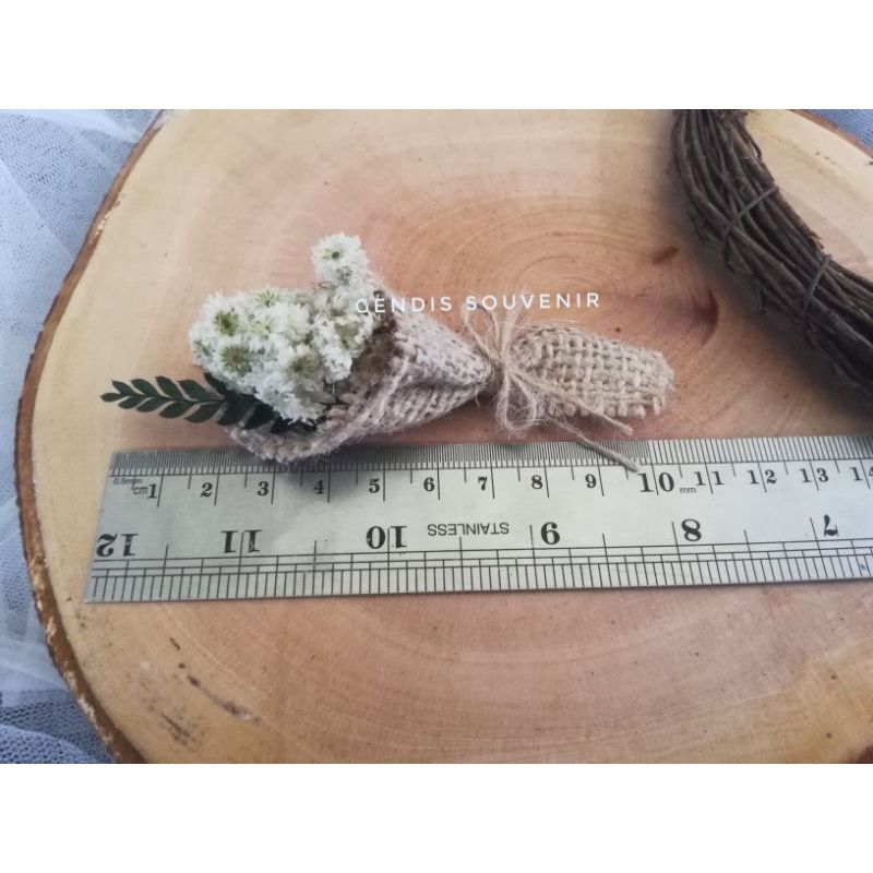 buket mini rustic edelweis