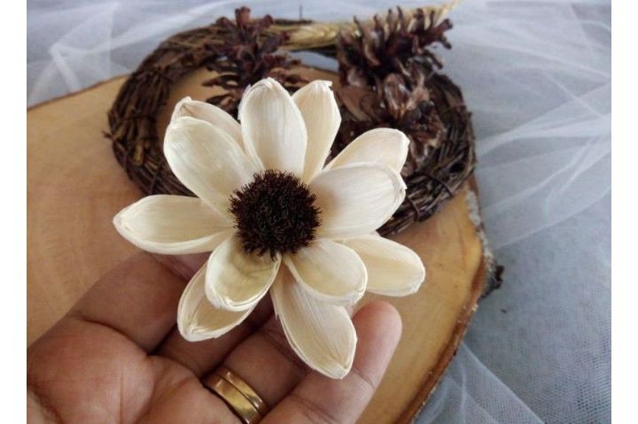 klobot jagung putik pom-pom 7-9cm BK01