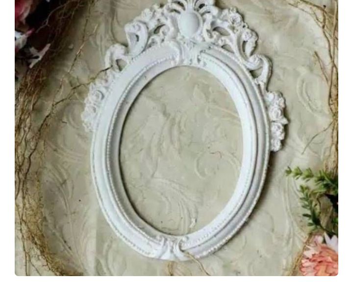 Resin frame scrapbook royal oval pita besar