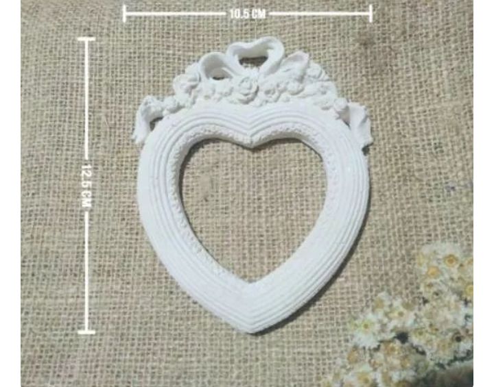 Resin love crown ukir bahan mahar scrapbook 