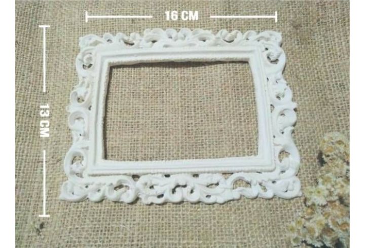 Resin square (kotak ukir) besar 13x16 cm hiasan mahar 