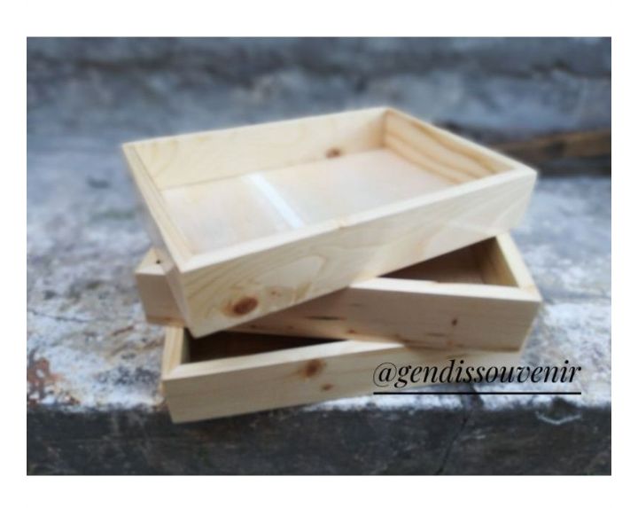 Baki hantaran kayu 20x30cm