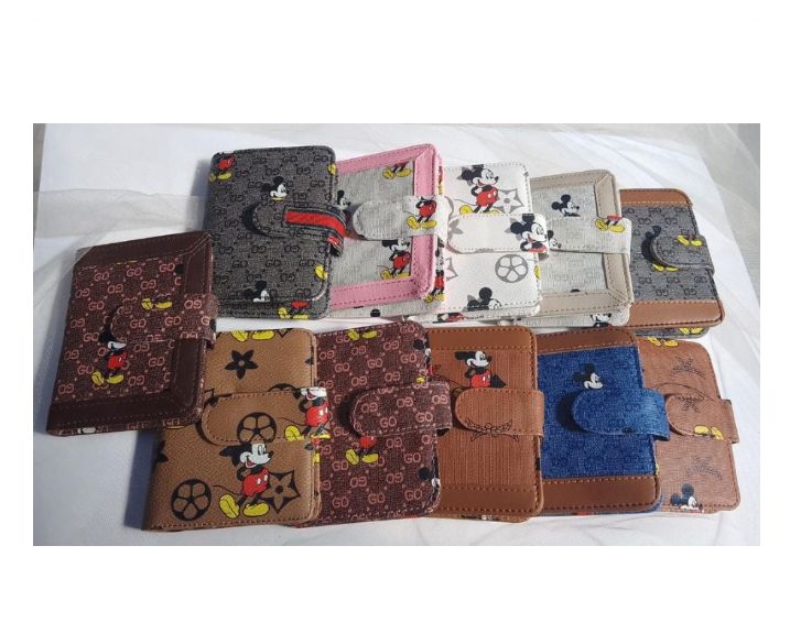 Dompet lipat karakter motif lucu