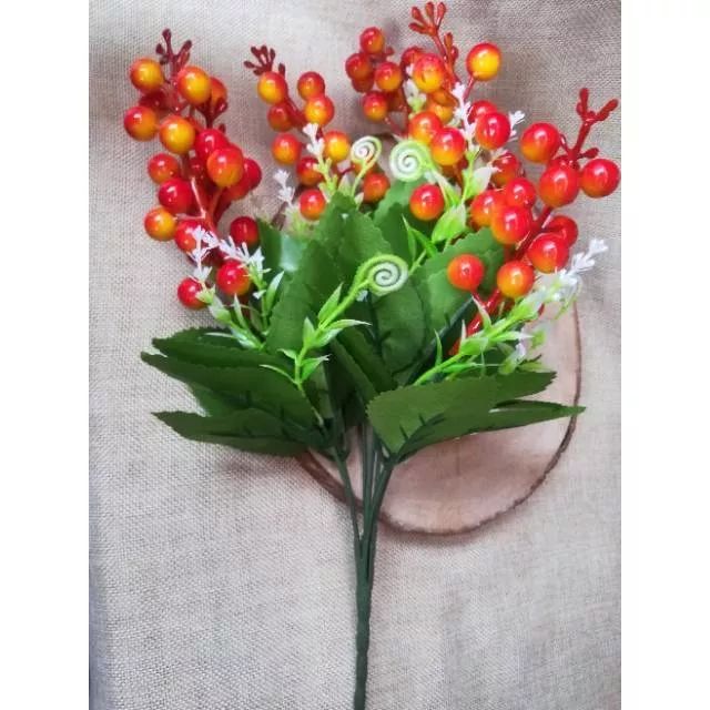 Buket buah Cherries artificial
