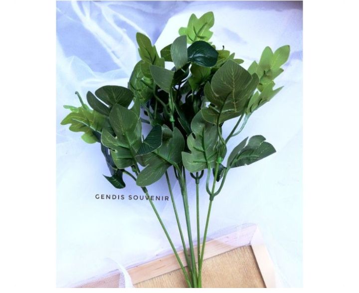 Buket daun Grup Ivy Variegata artificial 