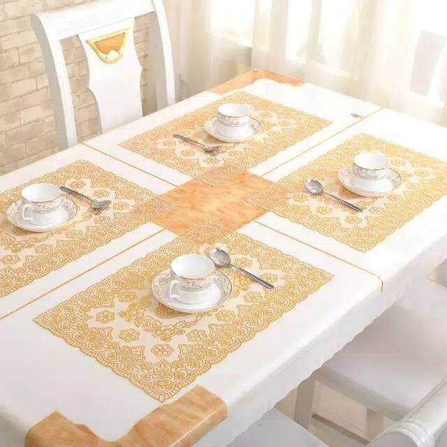 Taplak meja kecil vynil cantik (30X45)
