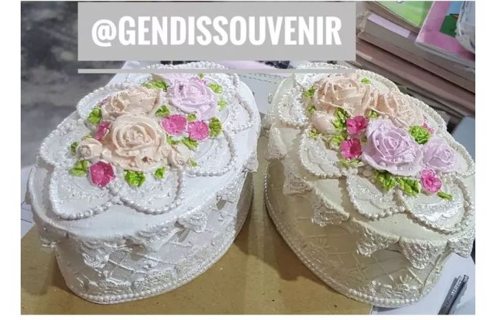 (po minim order 200biji) souvenir kotak perhiasan fiber 