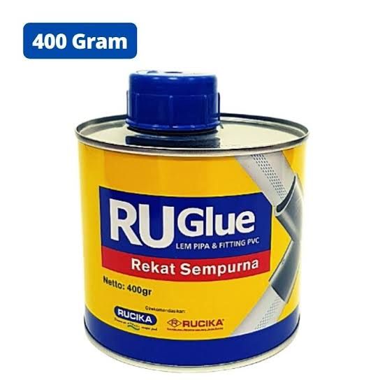 RUGLUE ( LEM PIPA RUCIKA ) KEMASAN KALENG 400 GRAM