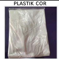 PLASTIK COR TEBAL 05 X 90cm X 25M LEBAR 1M MODEL SARUNG JA