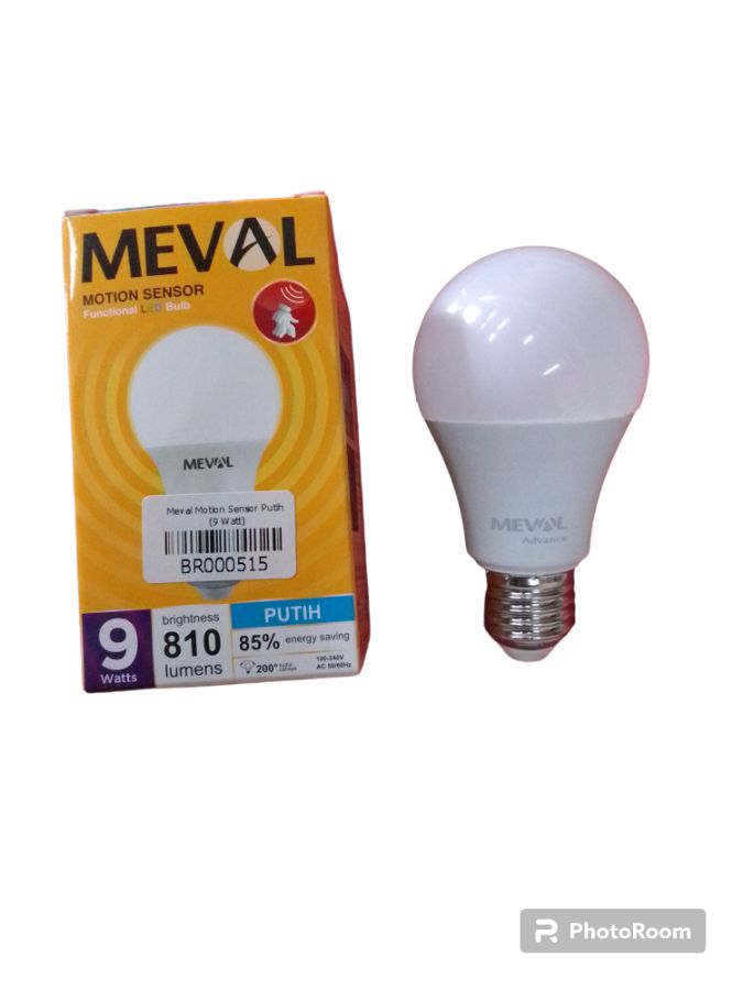 Meval- Motion Sensor Putih (9 Watt)