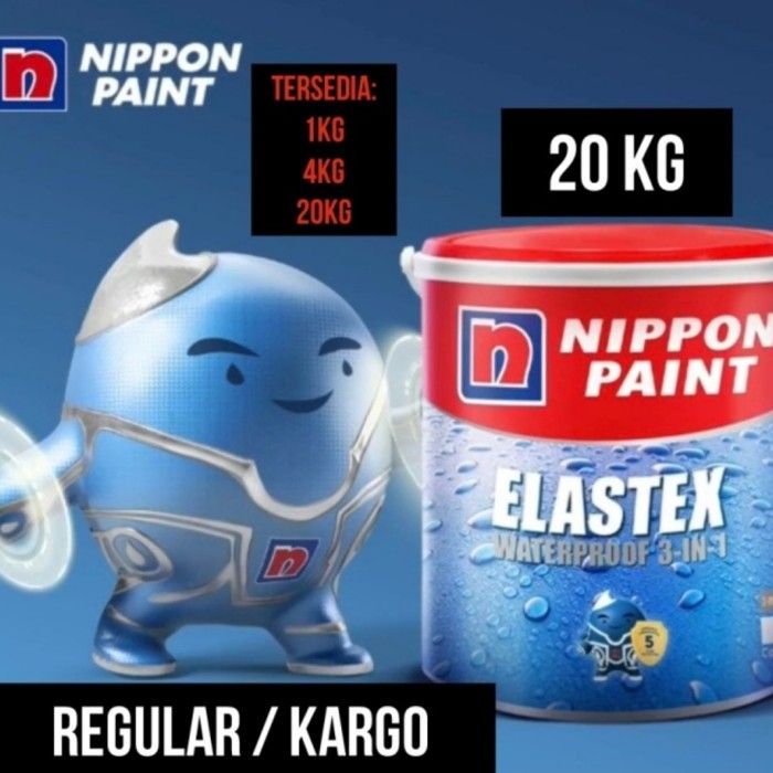 Nippon- Elastex Waterproof 1Kg (02 White)