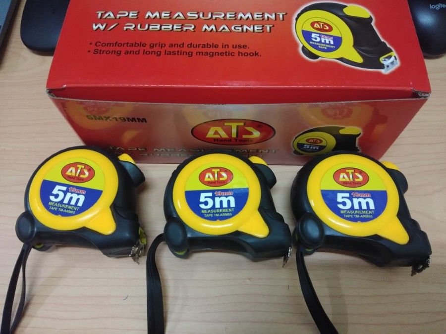 Meteran Autostop Transparan 5 M