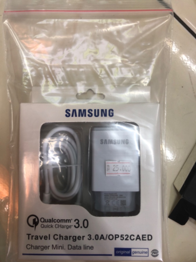 CHARGER FULLSET BRAND PACKING PUTIH MICRO