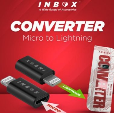CONVERTER INBOX MICRO TO LIGHTNING / MICRO KE I-PHONE