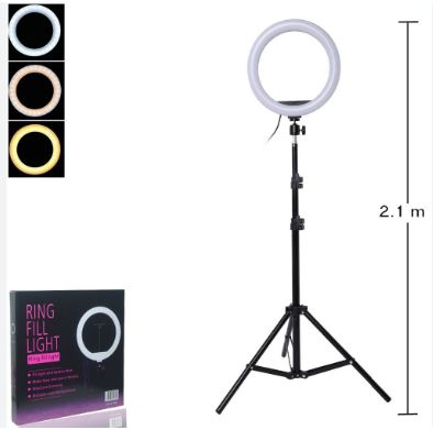 RINGLIGHT 26 CM + TRIPOD 2 METER