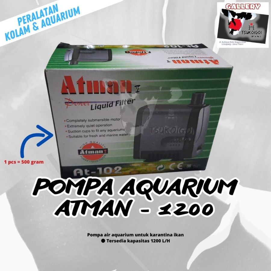 Pompa Aquarium Atman 1200
