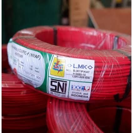 Yunitomo- 450-750 V Kabel Merah Sni 0.75