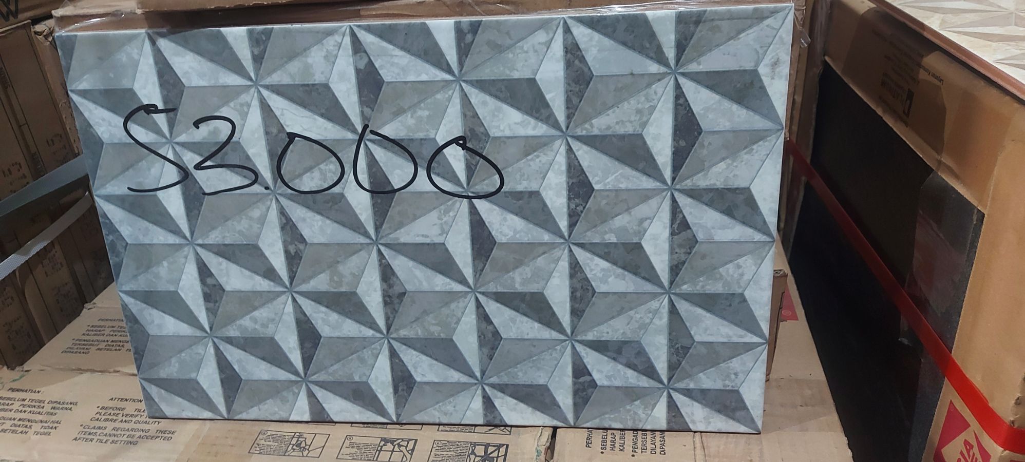 Evora grey decor 25x40