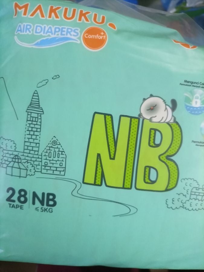 Makuku Air Diapers Tape NB 28