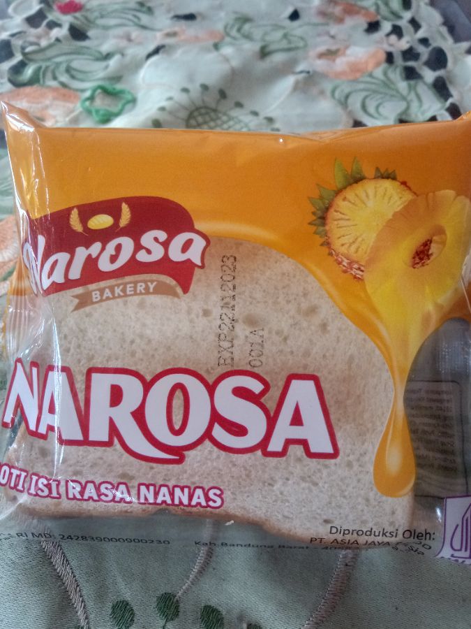 Roti Narosa/Coy/Aoka Gulung Cokelat Keju Kelapa