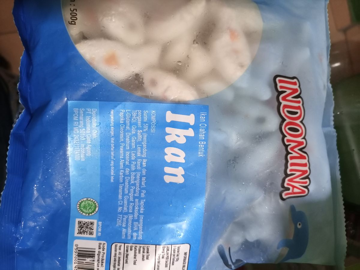 Indomina Ikan Olahan bentuk Ikan