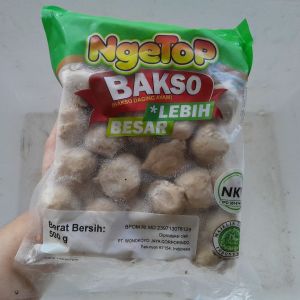 Ngetop bakso ayam besar