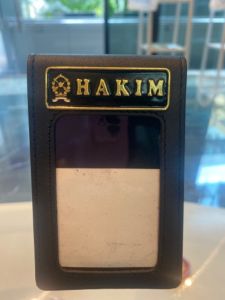 Dompet ID Saku Hakim hitam kulit PREMIUM