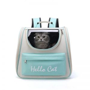 Tas Kucing Ransel Hello Cat Traveling ( Hijau )