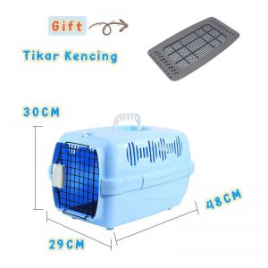 Pet Kargo Kandang Kucing Traveling ( Biru )