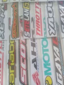 Stiker motor