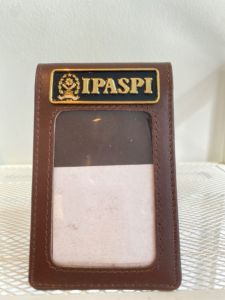 Dompet ID Saku IPASPI Coklat kulit PREMIUM