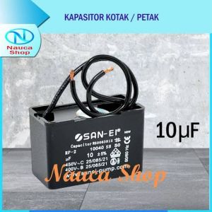 KAPASITOR KOTAK 10 UF SANEI