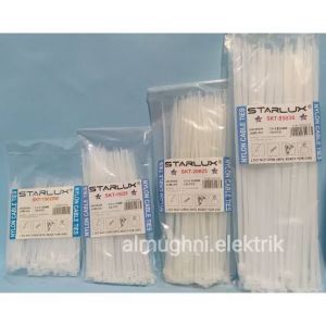 K.TIES WHITE 100 MM STARLUX