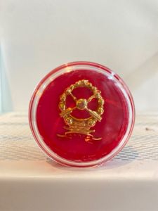 Pin Hakim Merah Magnet Besar PREMIUM