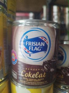 Susu bendera coklat kaleng