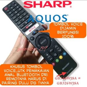 REMOT TV LED SHARP ANDROID VISERO