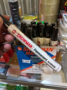 Spidol snowman permanen hitam