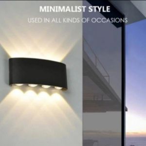 LAMPU DINDING LED 8W PLASTIK MIKOLITE