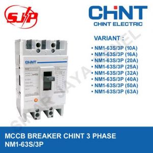 MCCB 3 PHASE BREAKER CHINT KECIL 32 A