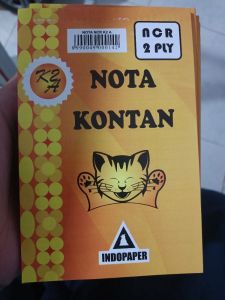 Nota kontan 2 ply