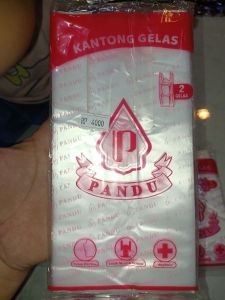 Plastik gelas pandu / idola (isi 2 gelas)