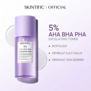 Skintific 5% AHA BHA PHA Exfoliating Toner 80ml