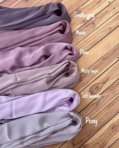 Pashmina Silky Smoke Gray 